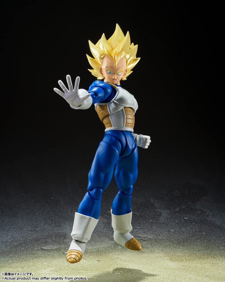 TAMASHII NATIONS - Dragon Ball Z - Super Saiyan Vegeta - Awakening Super Saiyan Blood - Bandai Spirits S.H.Figuarts Action Figure
