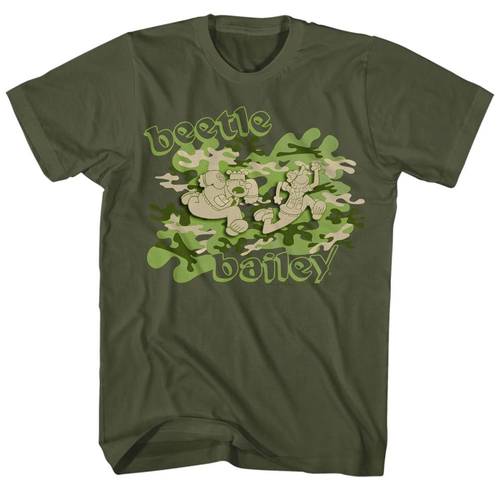 Beetle Bailey - Camo Case - Short Sleeve - Adult - T-Shirt