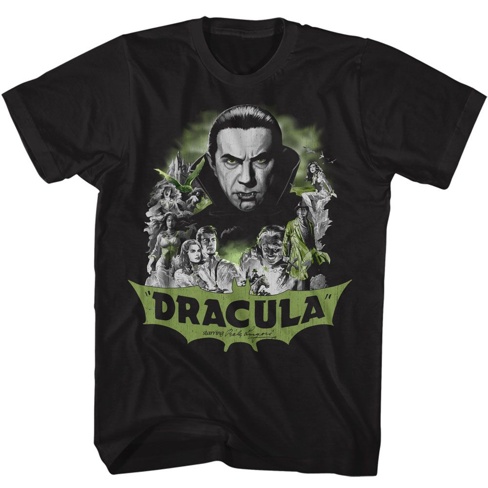 Bela Lugosi - Black & White Comic Art - Short Sleeve - Adult - T-Shirt