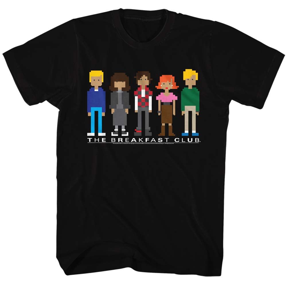 Breakfast Club - Pixels - Short Sleeve - Adult - T-Shirt