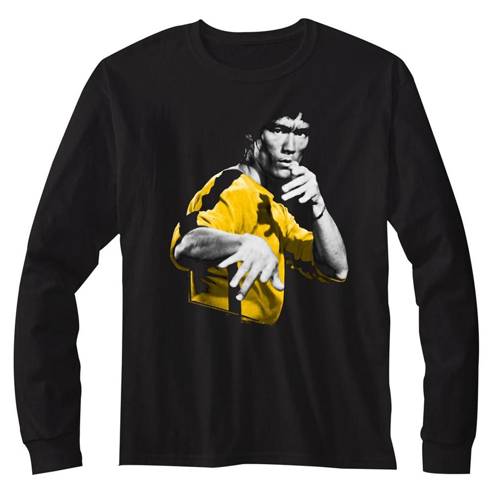 Bruce Lee - Hooowah - Long Sleeve - Adult - T-Shirt