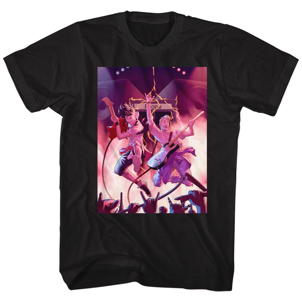 Bill And Ted - Phone Rock - Short Sleeve - Adult - T-Shirt