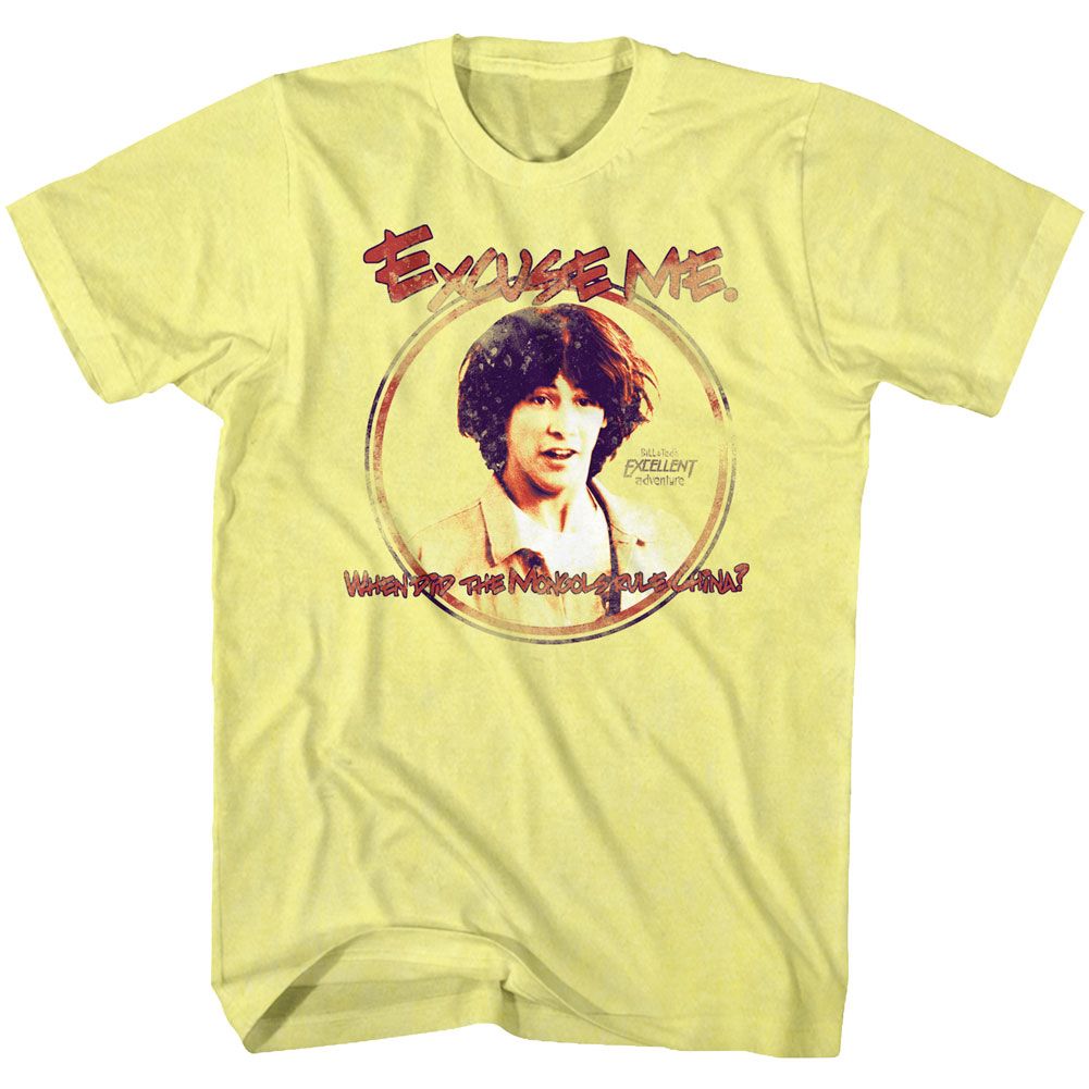 Bill And Ted - Excuse Me - Short Sleeve - Heather - Adult - T-Shirt