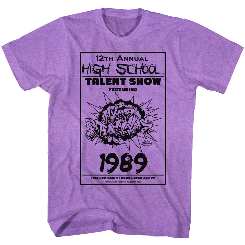 Bill And Ted - The Talent Show - Short Sleeve - Heather - Adult - T-Shirt