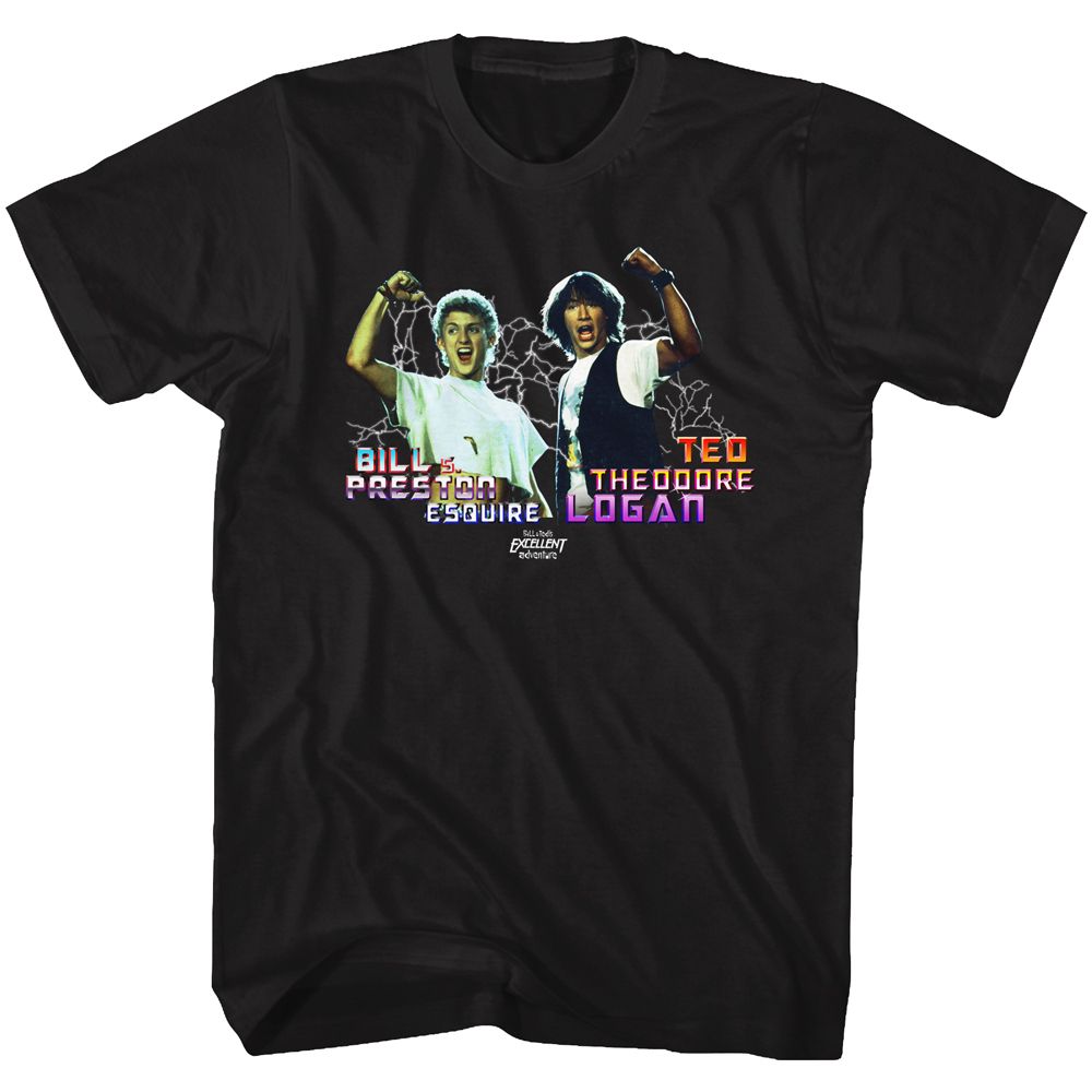 Bill And Ted - Light Show - Short Sleeve - Adult - T-Shirt