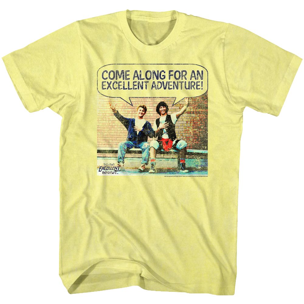 Bill And Ted - Come Along - Short Sleeve - Heather - Adult - T-Shirt