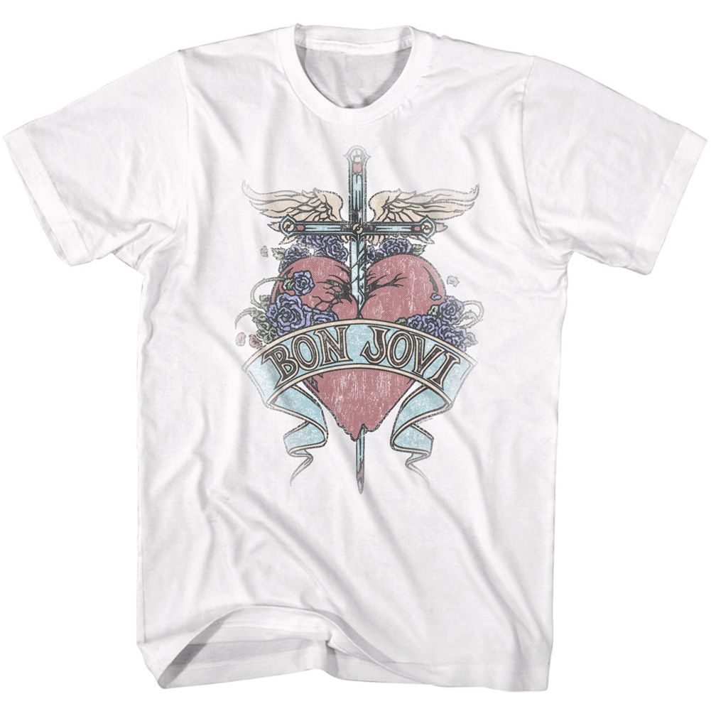 Bon Jovi - Pierced - Short Sleeve - Adult - T-Shirt