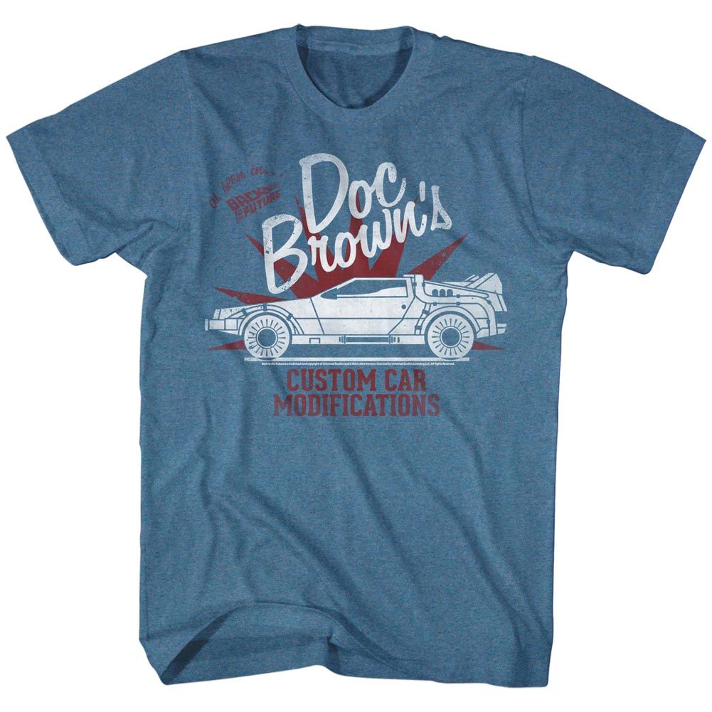 Back To The Future - Custom Stuff - Short Sleeve - Heather - Adult - T-Shirt