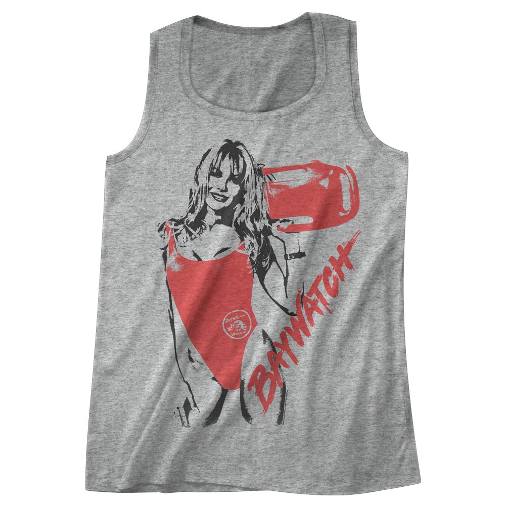 Baywatch - Two Tone - Sleeveless - Heather - Adult - Tank Top