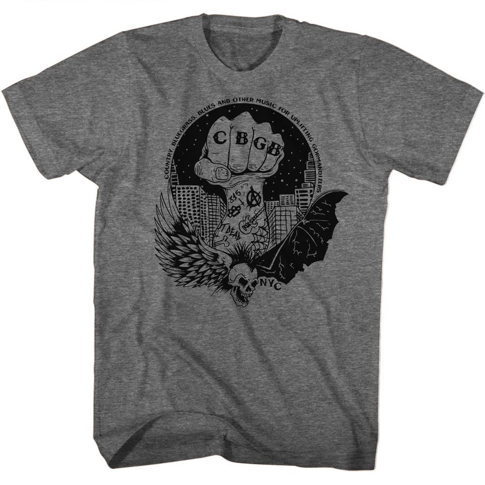 CBGB - NYC - Short Sleeve - Heather - Adult - T-Shirt