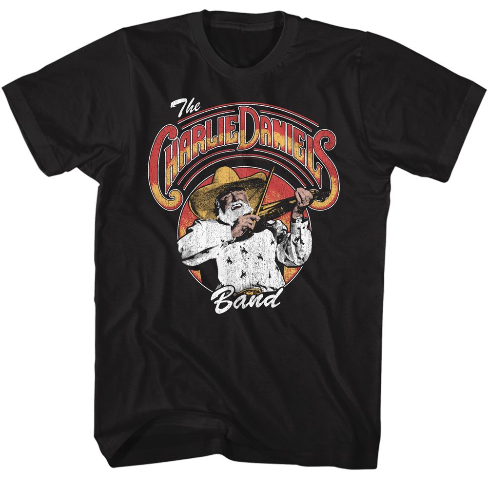 Charlie Daniels Band - Logo & Fiddlin - Short Sleeve - Adult - T-Shirt