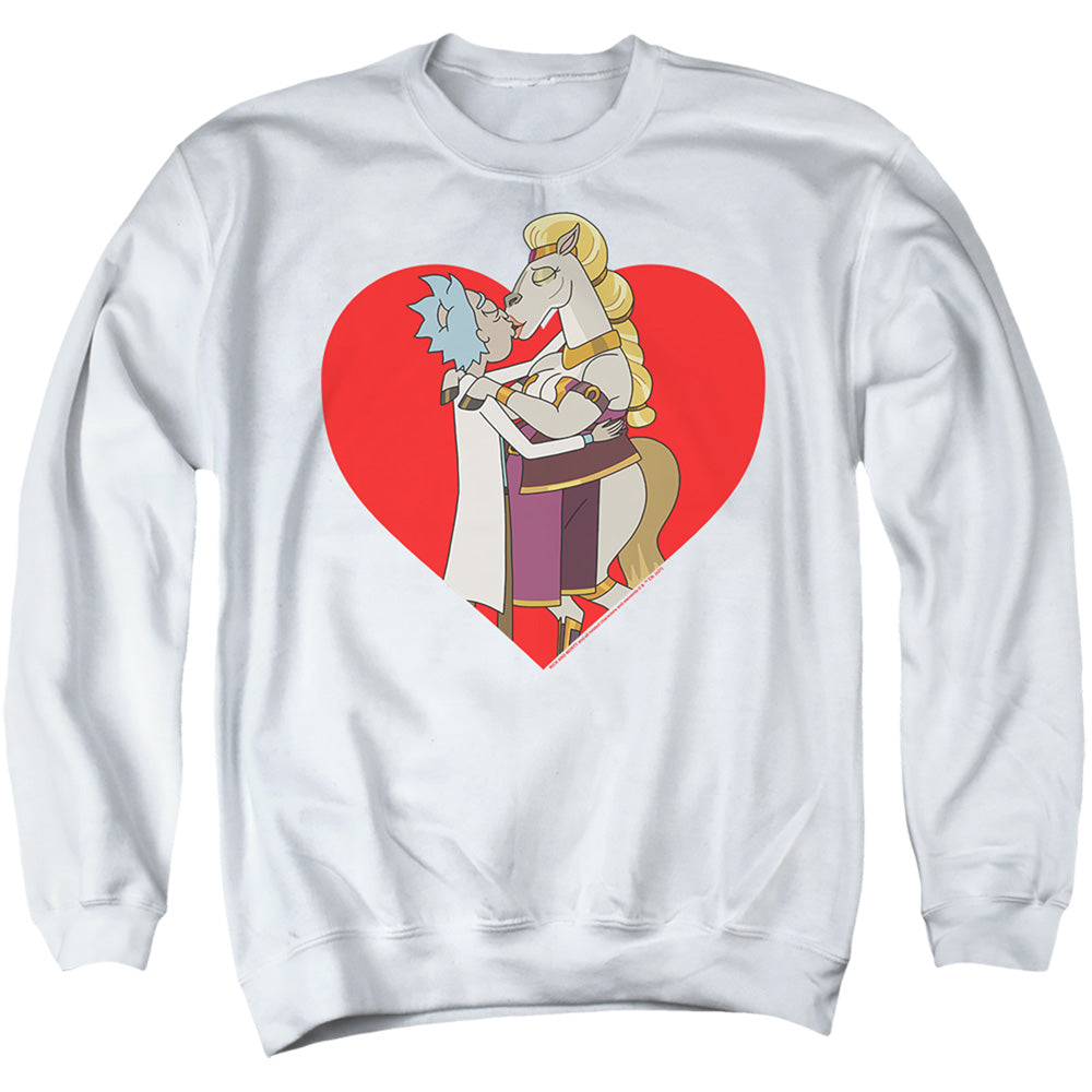 Rick And Morty - Rick And Horse Kiss - Adult Sweatshirt