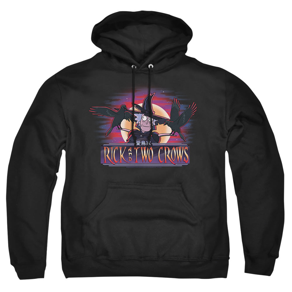 Rick And Morty - Rick And Two Crows - Adult Pullover Hoodie
