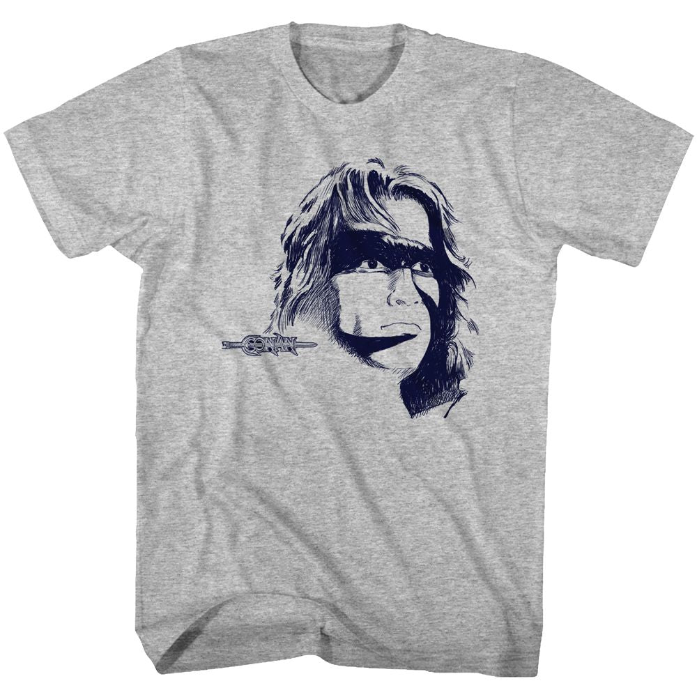 Conan - Sketch Drama - Short Sleeve - Heather - Adult - T-Shirt
