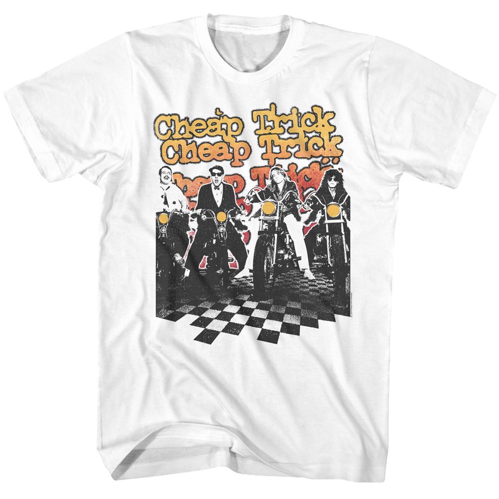 Cheap Trick - Biketrick - Short Sleeve - Adult - T-Shirt