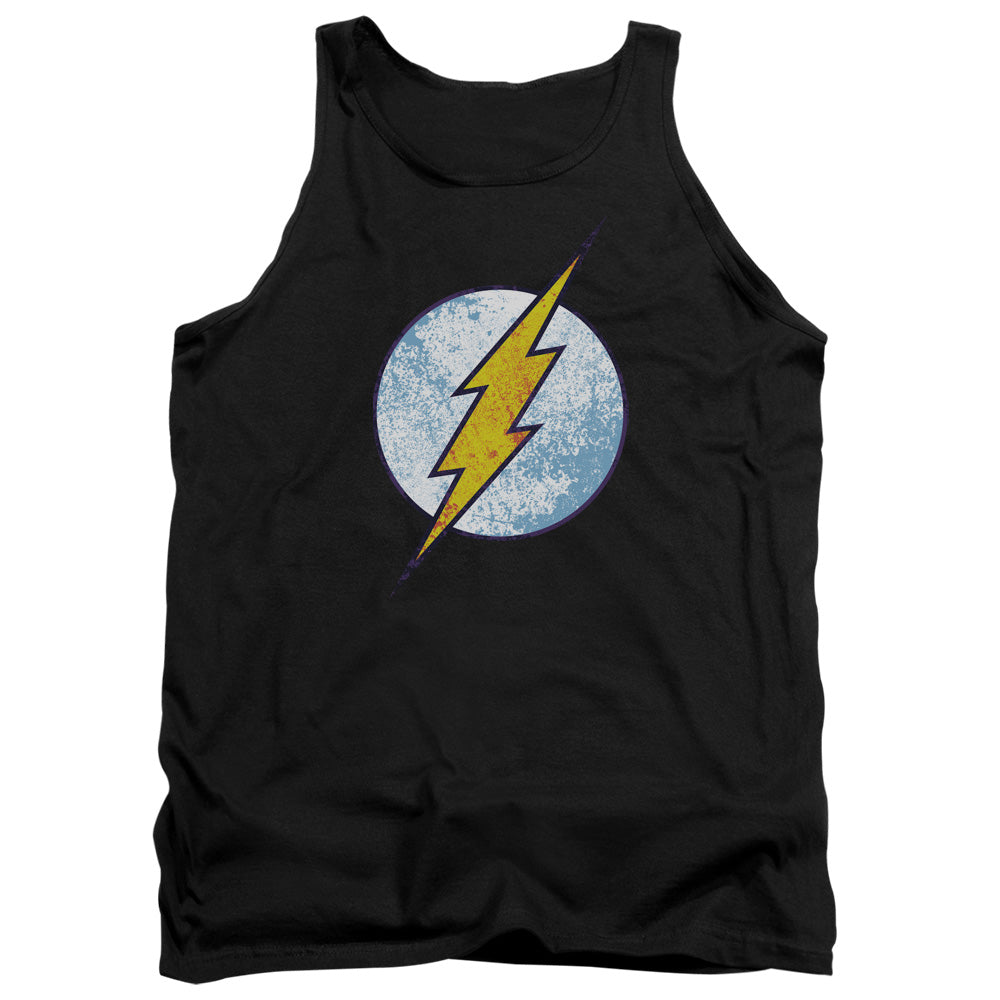 DC Comics - Flash - Neon Distress Logo - Adult Tank Top