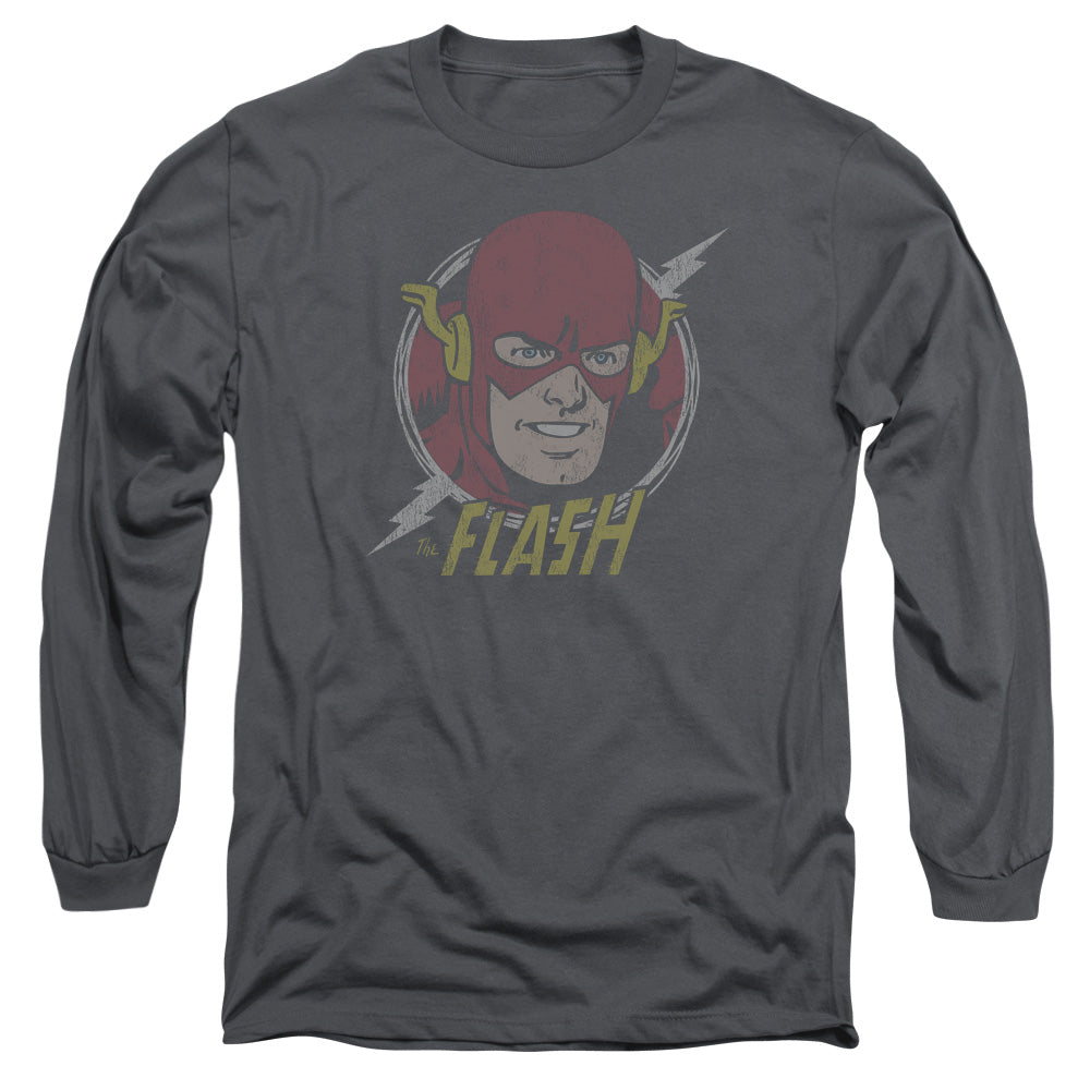 DC Comics - Flash - Vintage Voltage - Adult Long Sleeve T-Shirt