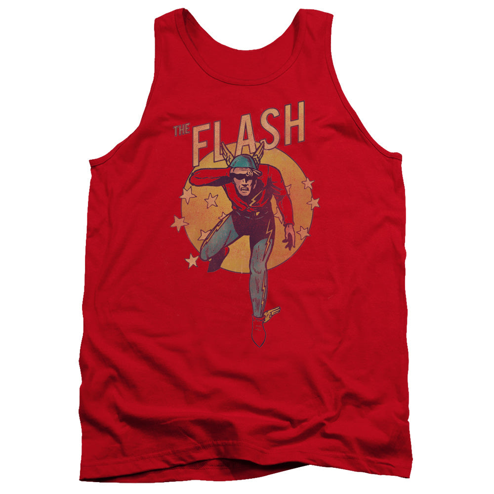DC Comics - Flash - Circle & Stars - Adult Tank Top