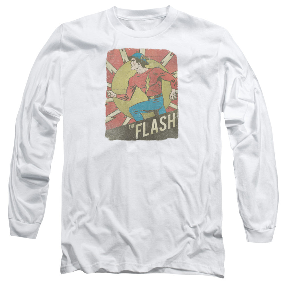 DC Comics - Flash - Tattered Poster - Adult Long Sleeve T-Shirt