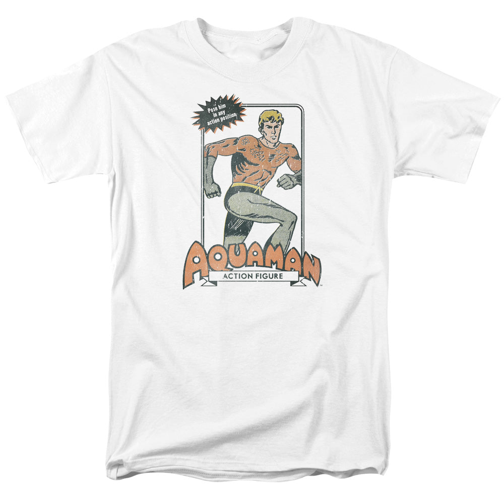 DC Comics - Originals - Aquaman Action Figure - Adult T-Shirt