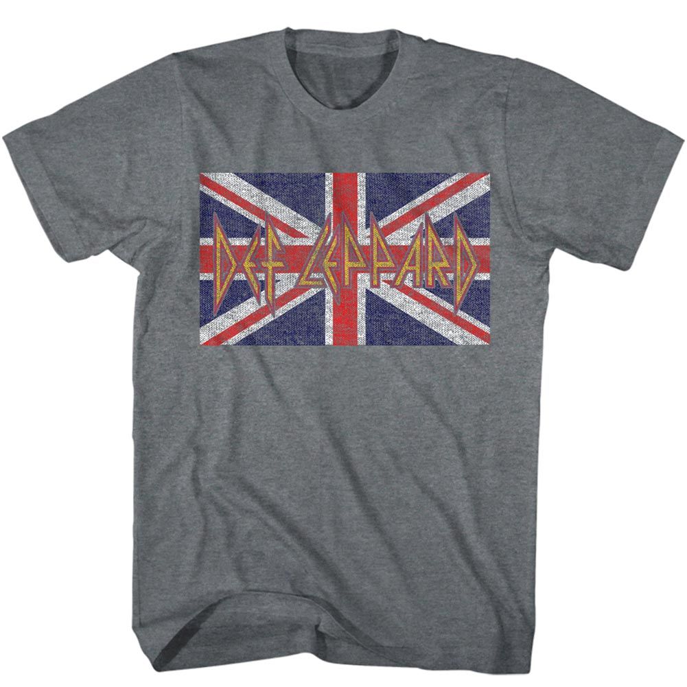 Def Leppard - Flag - Short Sleeve - Heather - Adult - T-Shirt