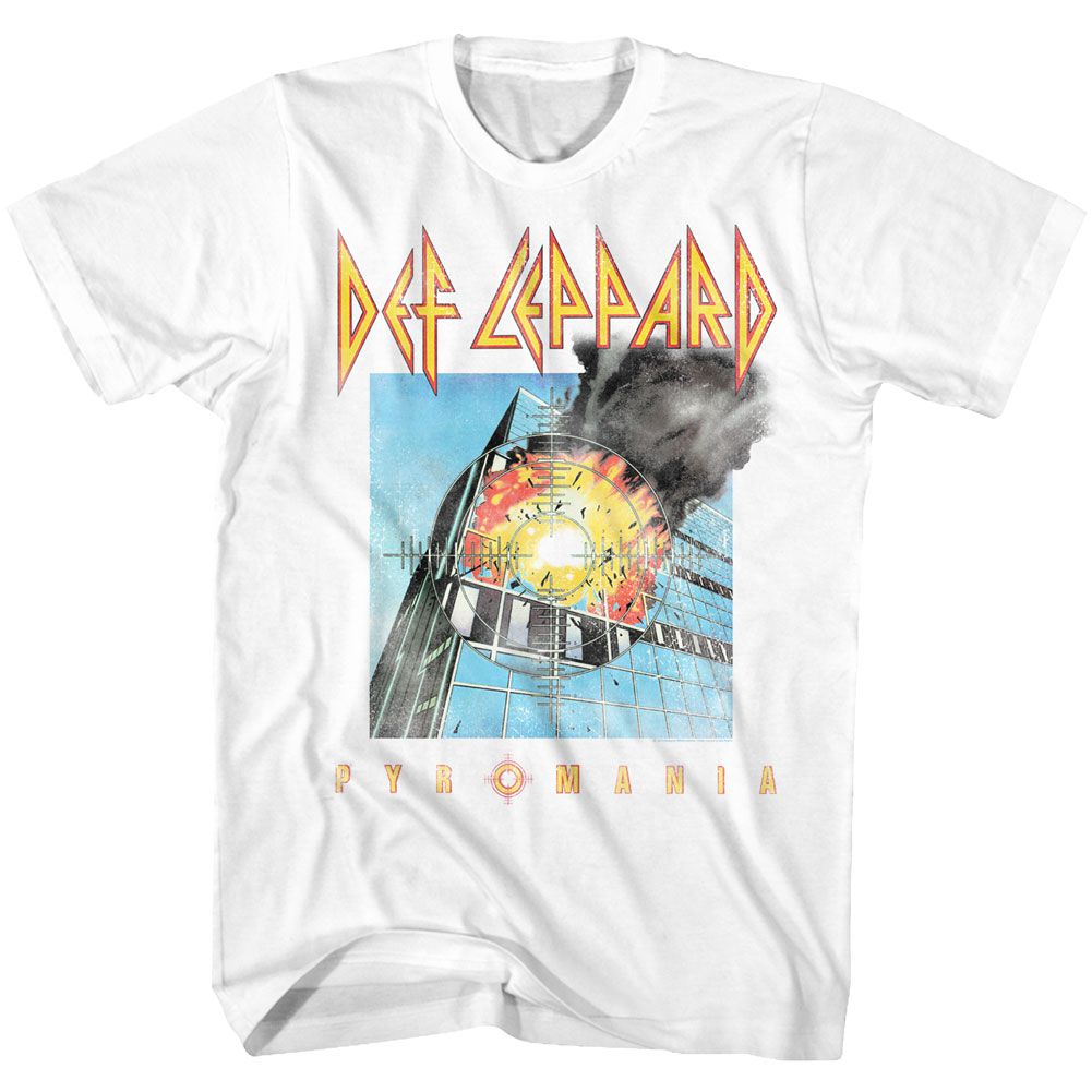 Def Leppard - Faded Pyromania 2 - Short Sleeve - Adult - T-Shirt