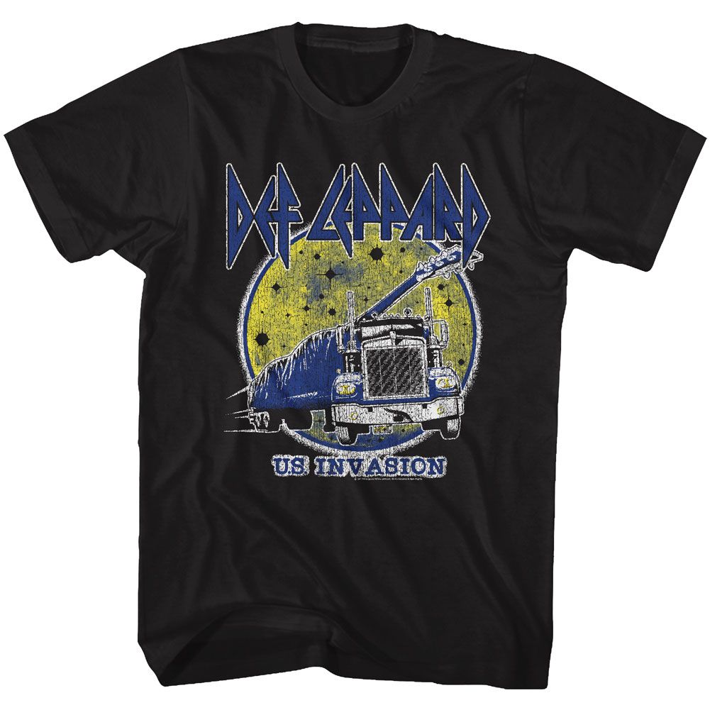 Def Leppard - US Invasion - Short Sleeve - Adult - T-Shirt