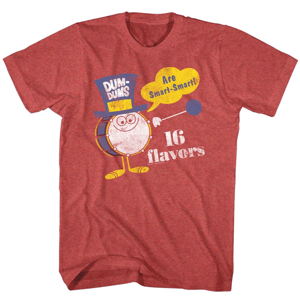 Dum Dums - Smart-Smart - Short Sleeve - Heather - Adult - T-Shirt