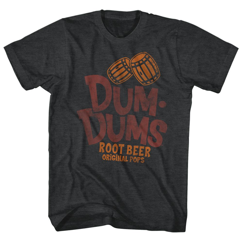 Dum Dums - Root Beer - Short Sleeve - Heather - Adult - T-Shirt