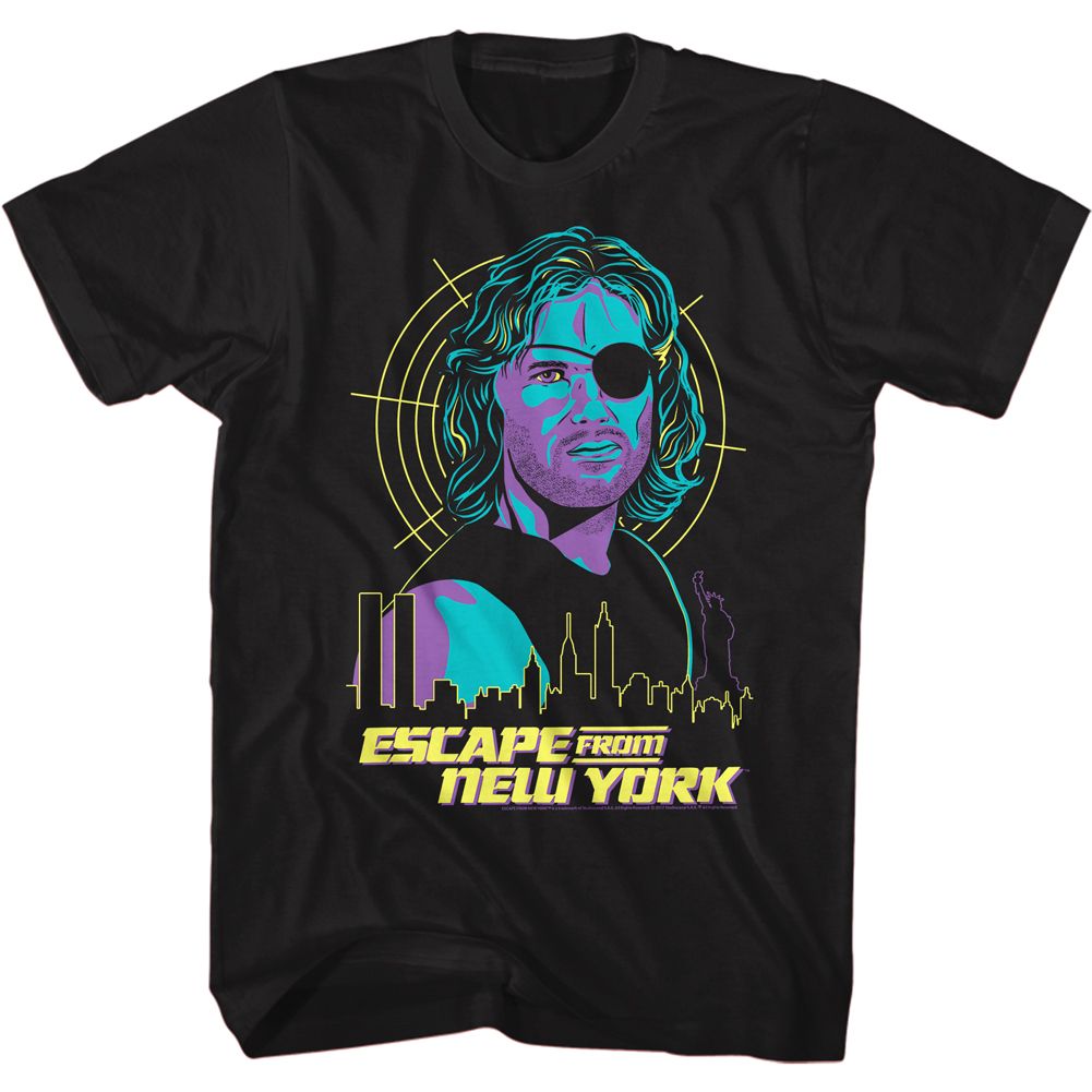 Escape From New York - Snake Over City - Short Sleeve - Adult - T-Shirt