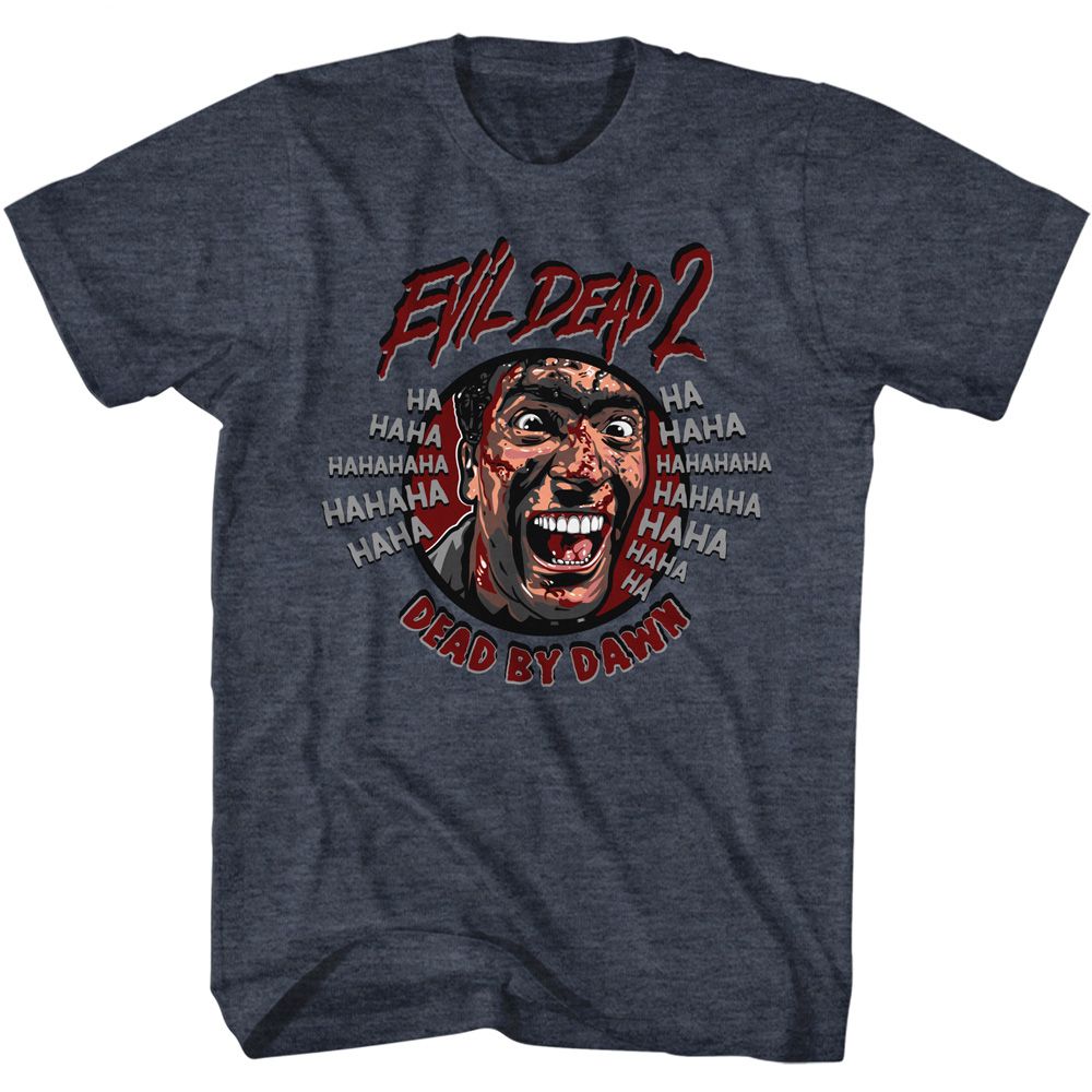 Evil Dead - Ha Hahaha - Short Sleeve - Heather - Adult - T-Shirt