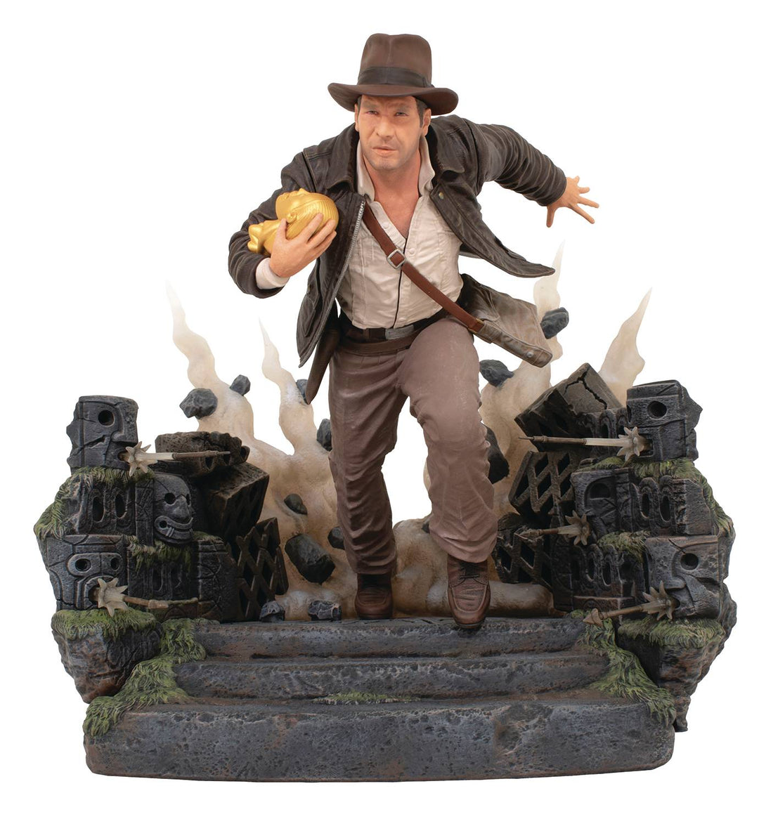 Diamond Select Toys Deluxe Gallery Indiana Jones and The Raiders of The Lost Ark Escape with Idol Statue