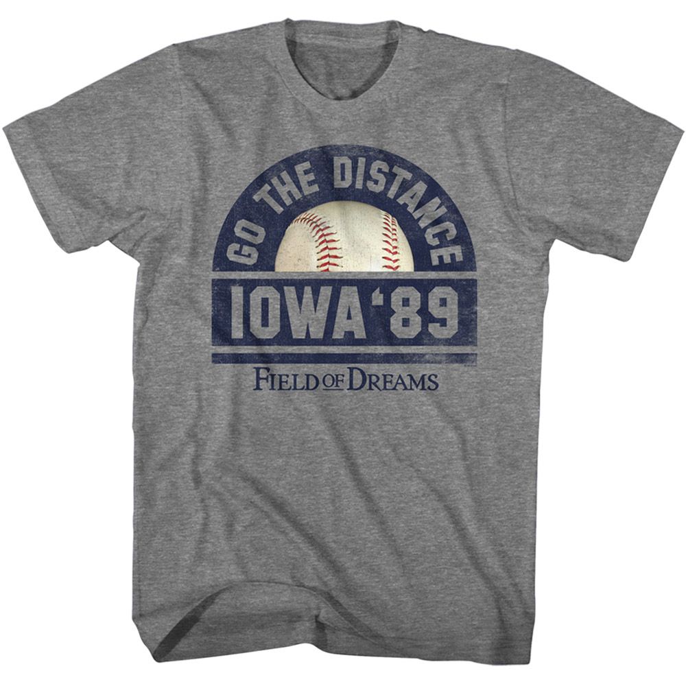 Field Of Dreams - Go The Distance - Short Sleeve - Heather - Adult - T-Shirt