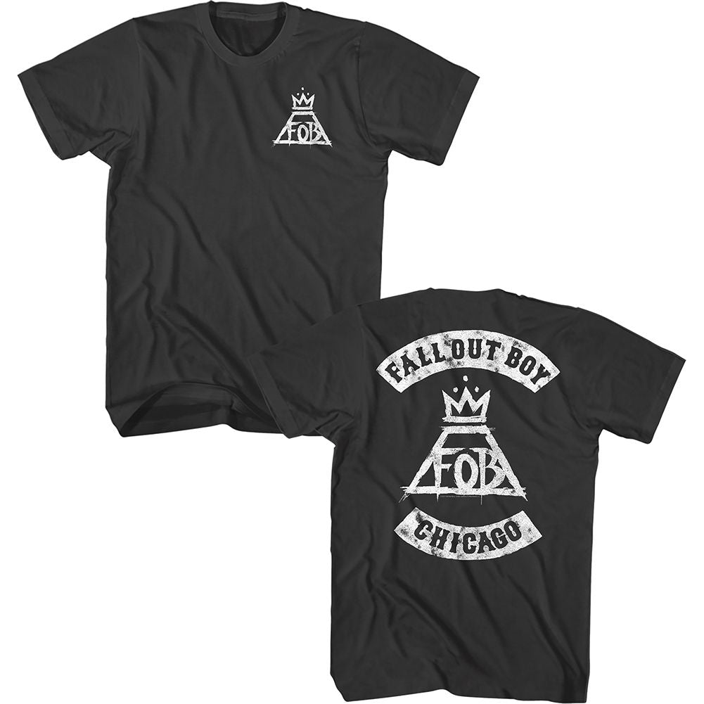 Fall Out Boy - Logo Chicago - Short Sleeve - Adult - T-Shirt