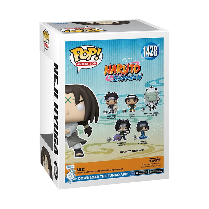 Funko Pop! Animation: Naruto Shippuden - Neji Hyuga Chase Entertainment Earth Exclusive