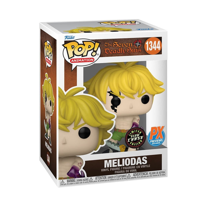 Funko Pop! Animation: The Seven Deadly Sins - Meliodas Demon Mode Chase PX Previews Exclusive