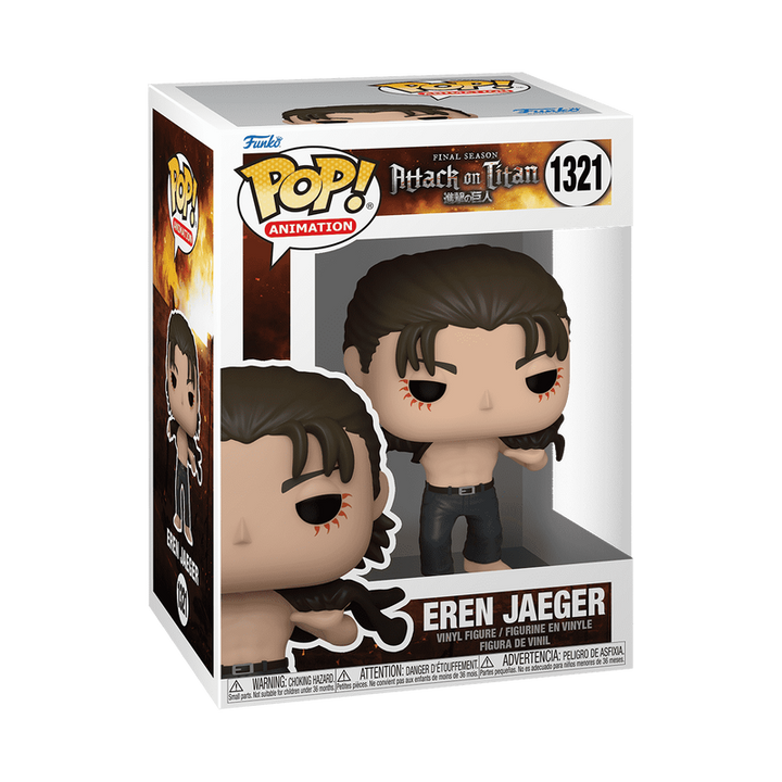 Funko Pop! Animation: Attack On Titan - Eren Jeager With Open Shirt #1321