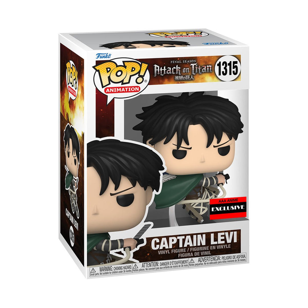 Funko Pop! Animation: Attack on Titan - Captain Levi Ackerman AAA Anime Exclusive