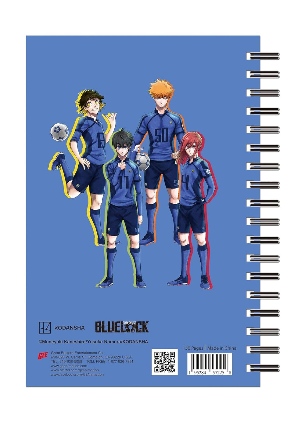 Great Eastern Entertainment Blue Lock Manga Group Z Notebook