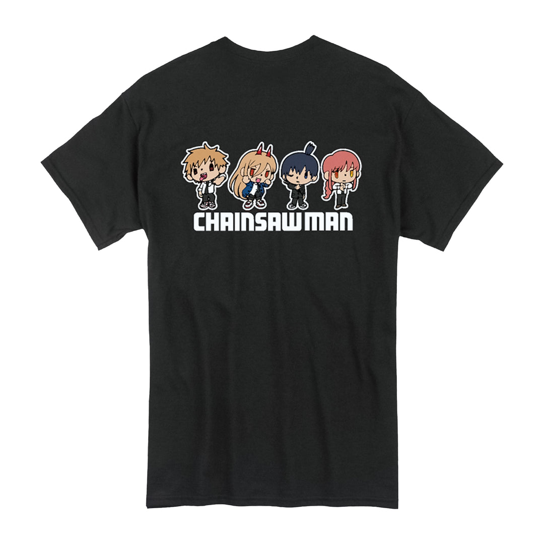 Great Eastern Entertainment Chainsaw Man - Pochita Denji Makima Aki Power SD Adult Men T-Shirt