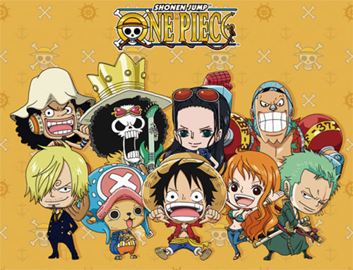 Great Eastern Entertainment One Piece SD Group Sublimation Throw Blanket