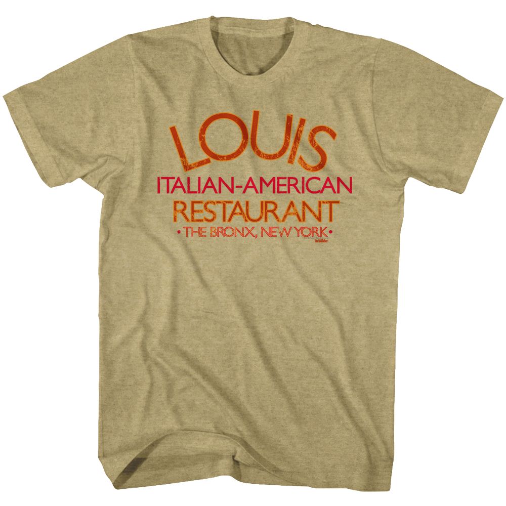 Godfather - Louis Restaurant - Short Sleeve - Heather - Adult - T-Shirt