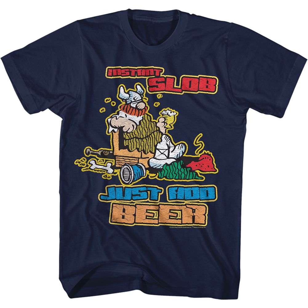 Hagar The Horrible - Instant Slob - Short Sleeve - Adult - T-Shirt