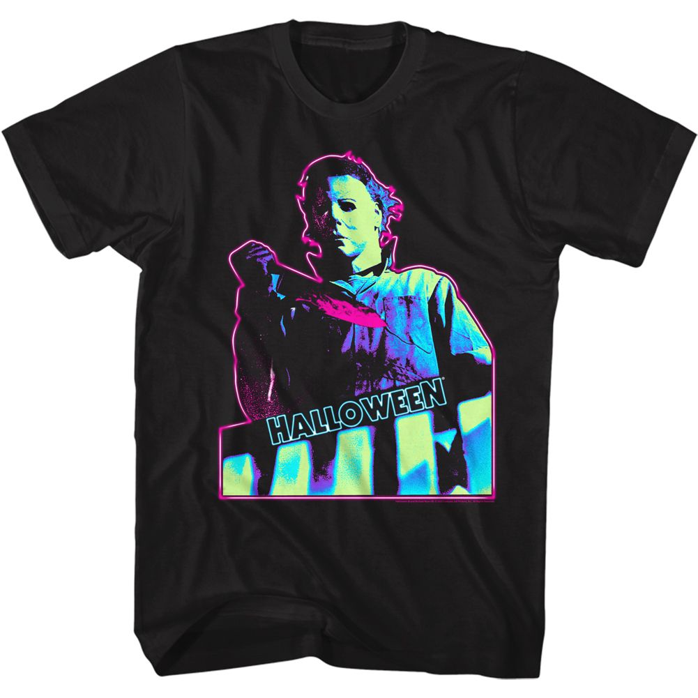 Halloween - Neon Knife - Short Sleeve - Adult - T-Shirt