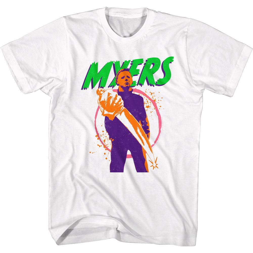 Halloween - Colorful Myers - Short Sleeve - Adult - T-Shirt