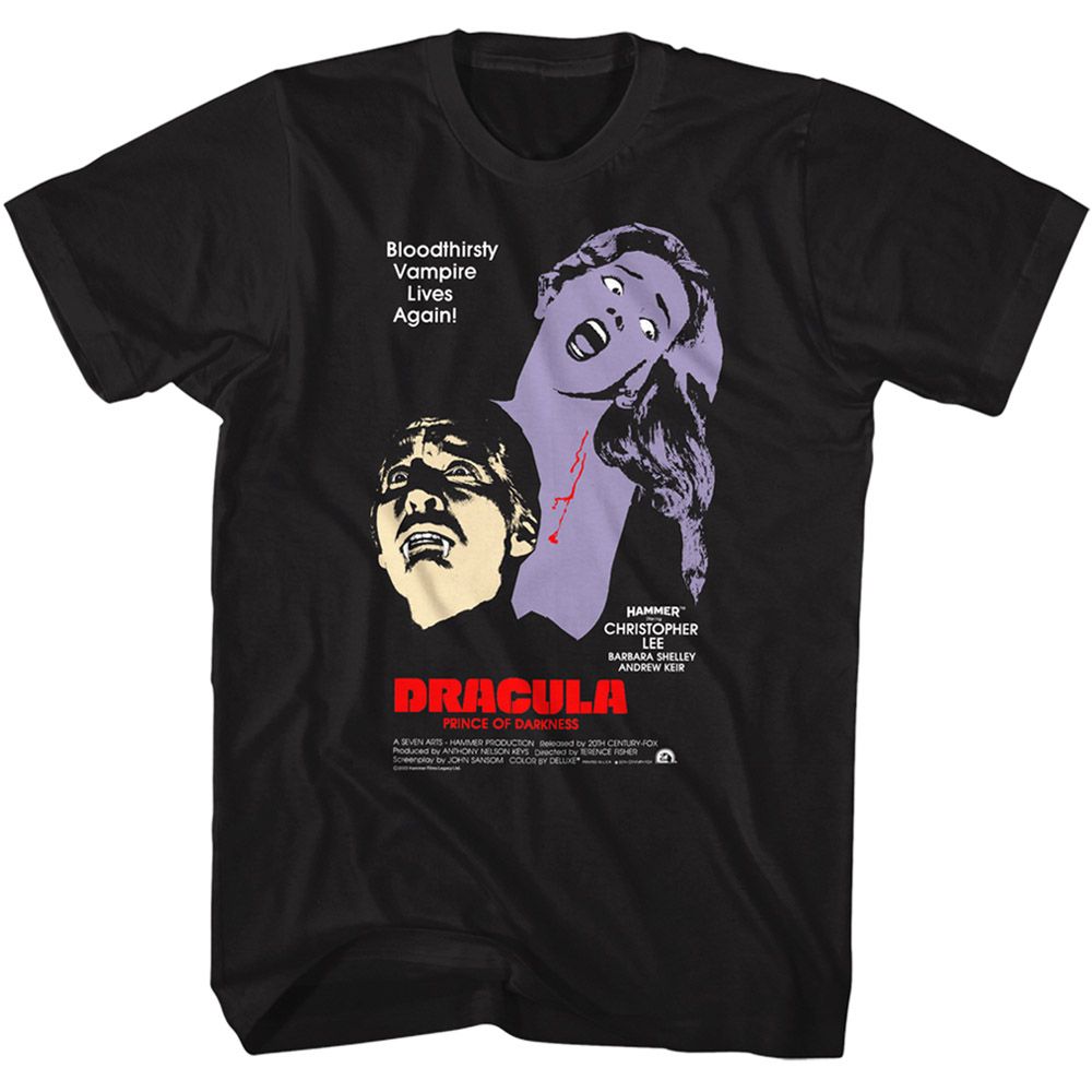Hammer Horror - Bloodthirsty - Short Sleeve - Adult - T-Shirt