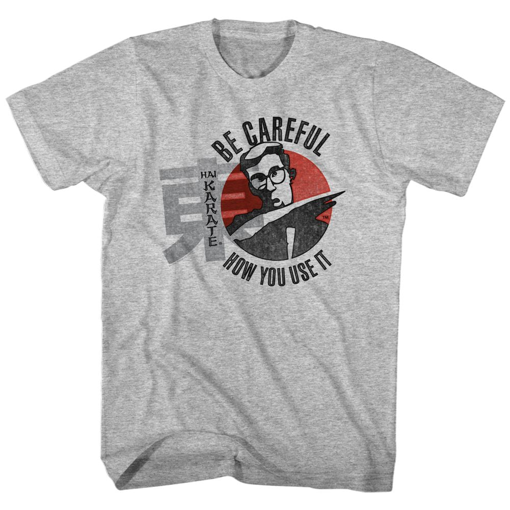 Hai Karate - Careful - Short Sleeve - Heather - Adult - T-Shirt