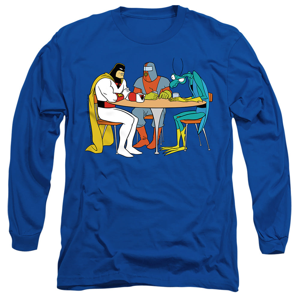 Rick And Morty - Space Ghost Coast To Coast Brak & Zorak - Adult Long Sleeve T-Shirt