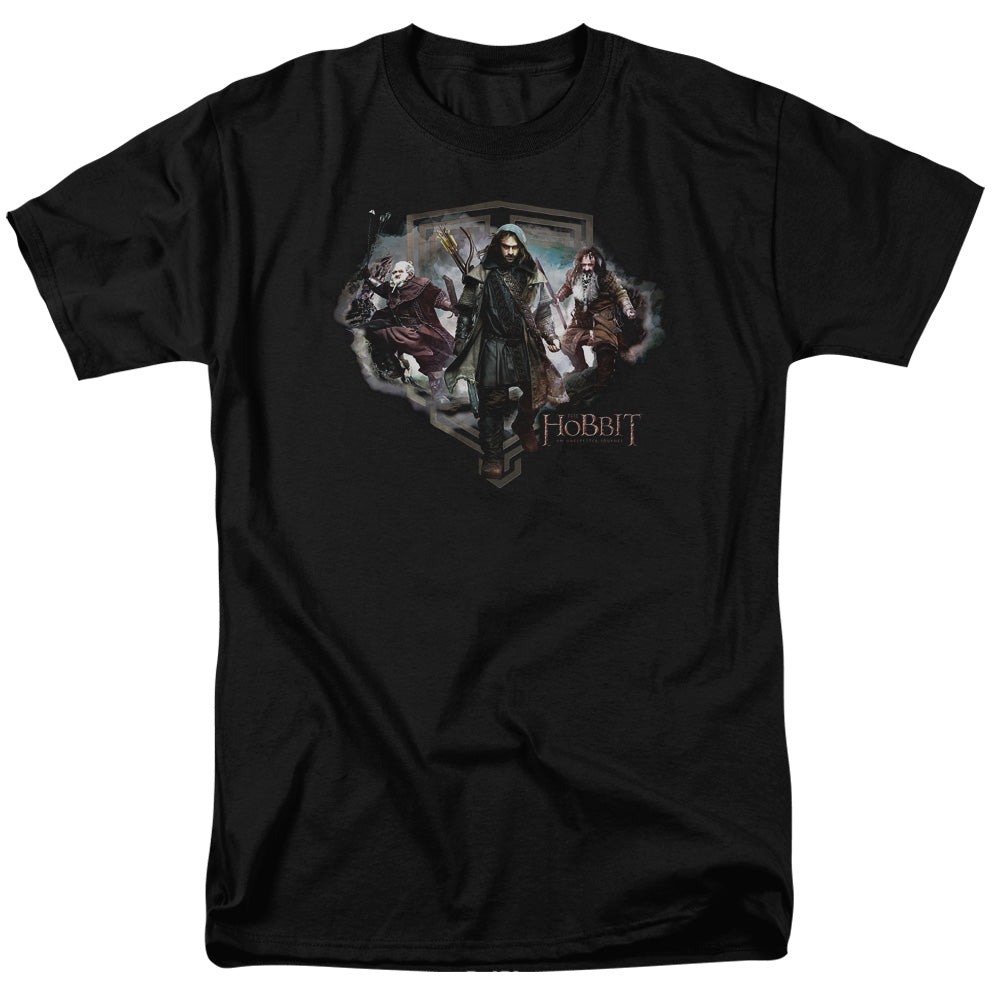 The Lord of The Rings The Hobbit - Three Dwarves - Adult T-Shirt