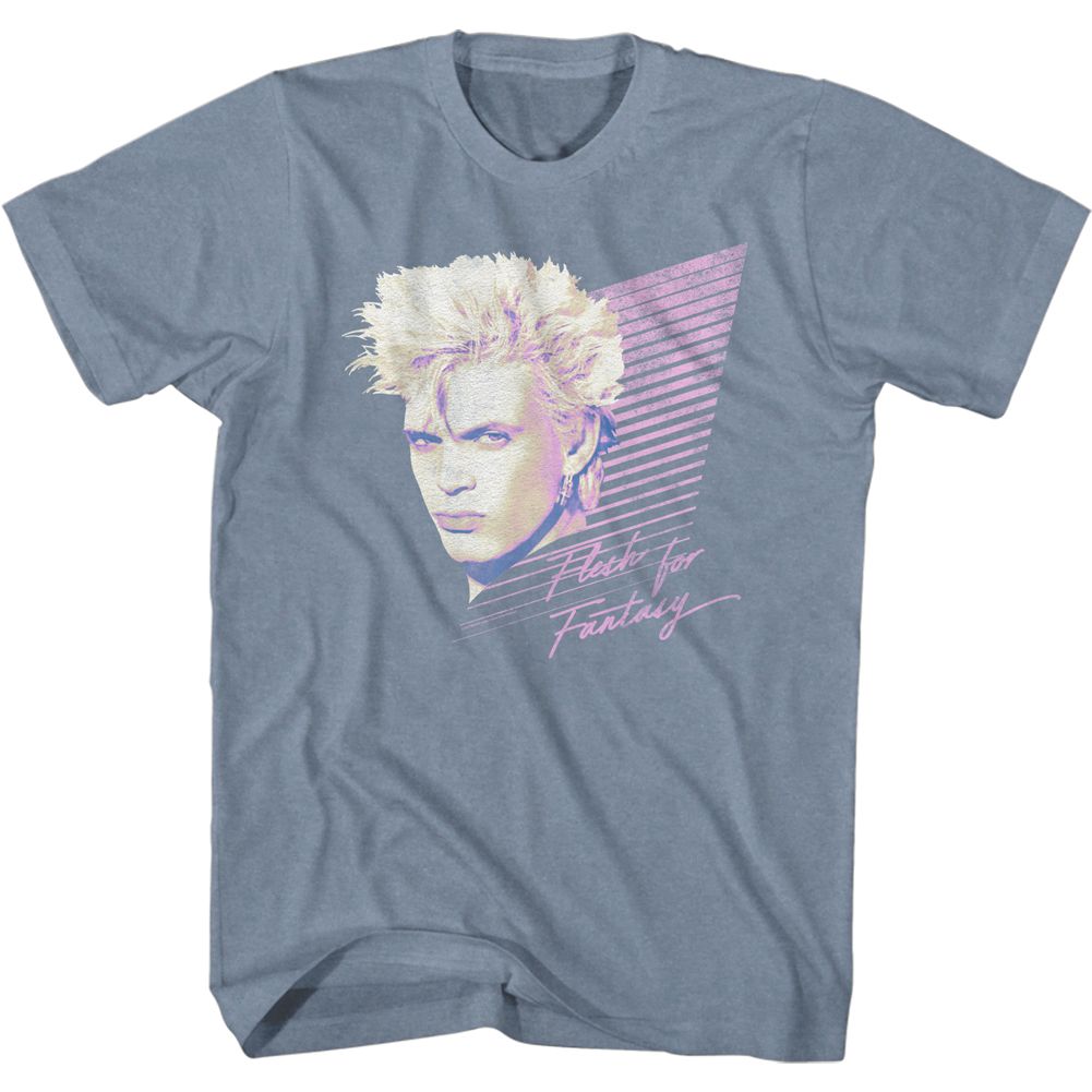 Billy Idol - Flesh For Fantasy 2 - Short Sleeve - Heather - Adult - T-Shirt